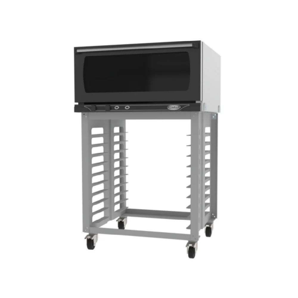 Cadco XAFS-183 31 1/2 Inch Electric Convection Oven Manual Control Stainless Steel 3 Shelves