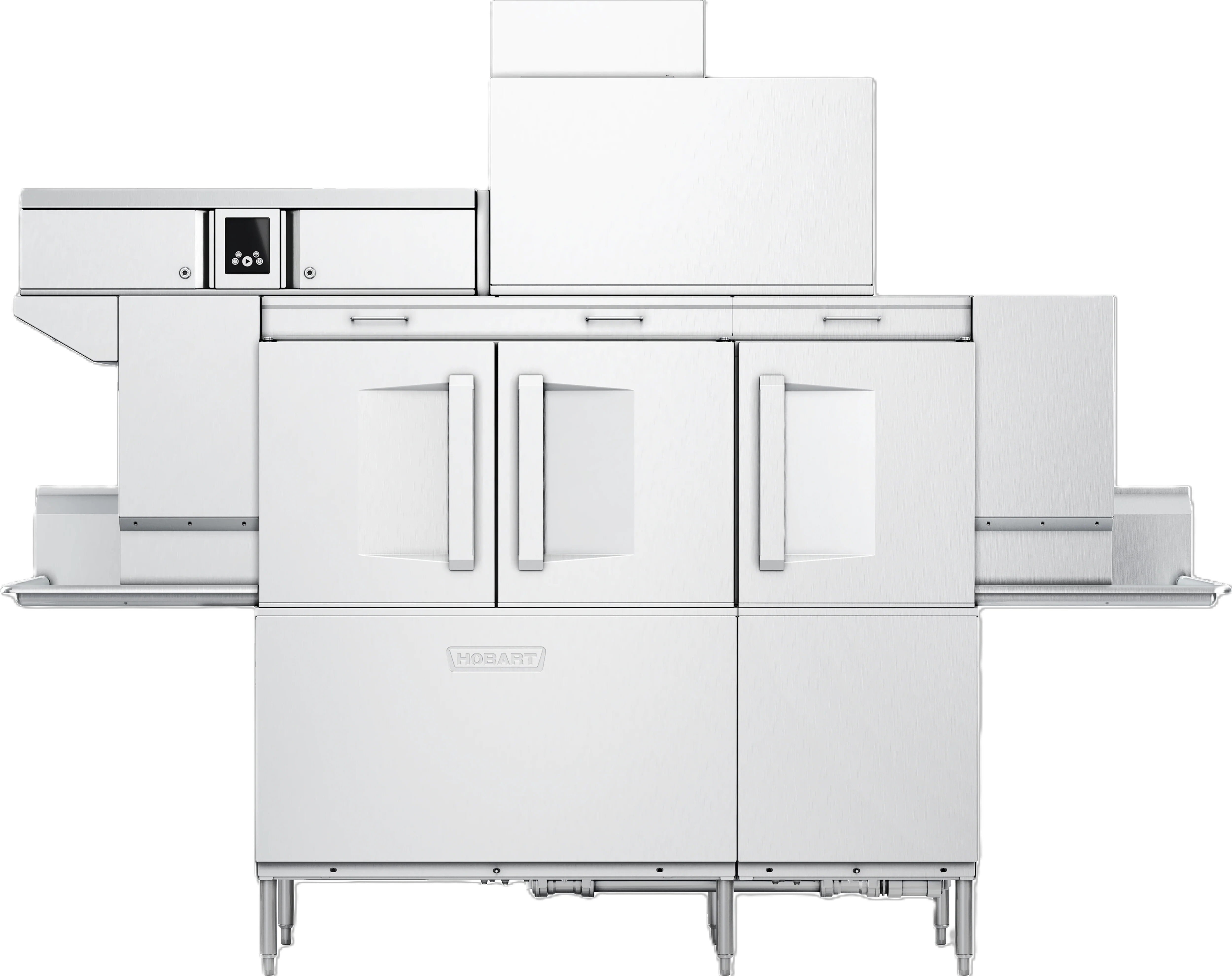 Hobart CL66VL-6@CF 69 Inch Ventless Conveyor Dishwasher Electric with Power Scrapper Hobart CL66VL-6@CF 69 Inch Ventless Conveyor Dishwasher Electric with Power Scrapper