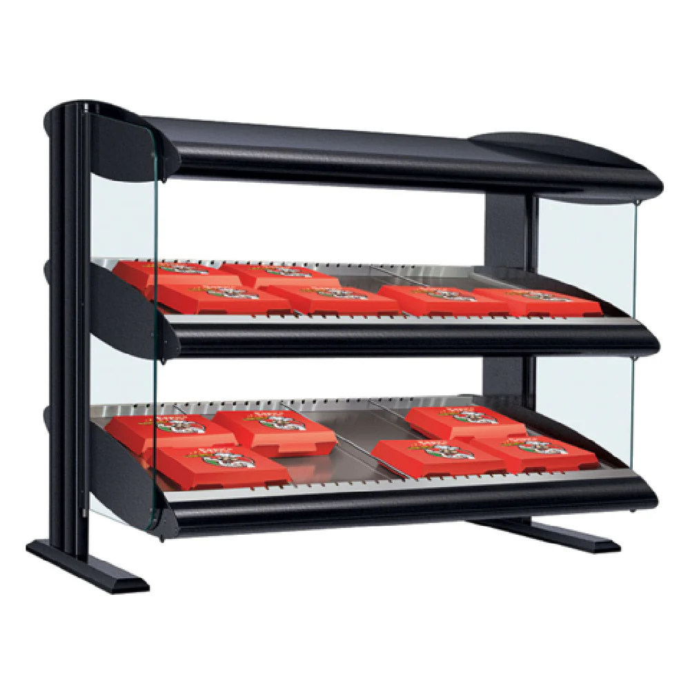 Hatco HXMS-48D_120-240/60/1 48 Inch Countertop Dual Shelf Heated Merchandiser with LED Lighting Hatco HXMS-48D_120-240/60/1 48 Inch Countertop Dual Shelf Heated Merchandiser with LED Lighting