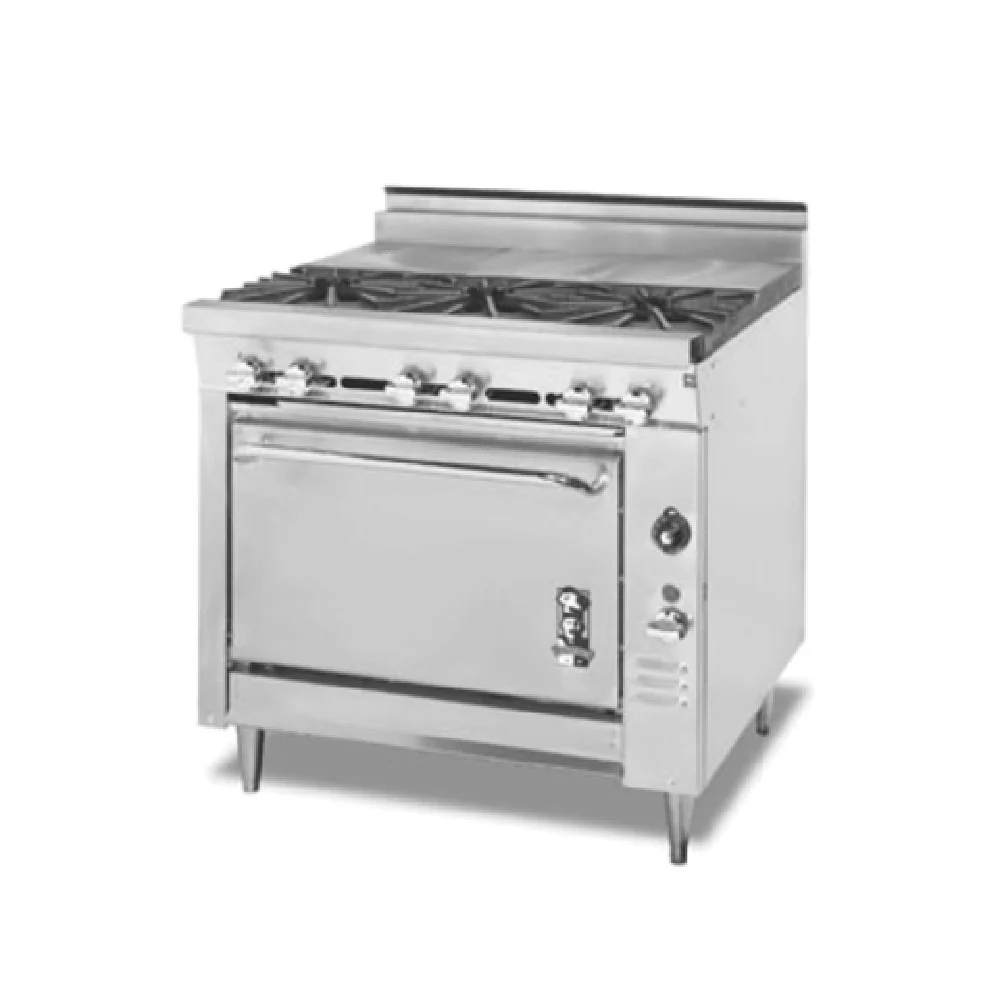 Montague Company 36-559 36 Inch Open Burner Gas Range with 3 Burners 135000 BTU Montague Company 36-559 36 Inch Open Burner Gas Range with 3 Burners 135000 BTU