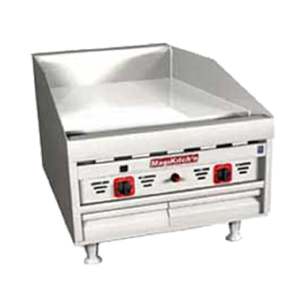 Magikitch'n MKG-24-E_NAT 24 Inch Griddle Gas Countertop Stainless Steel 60000 BTU