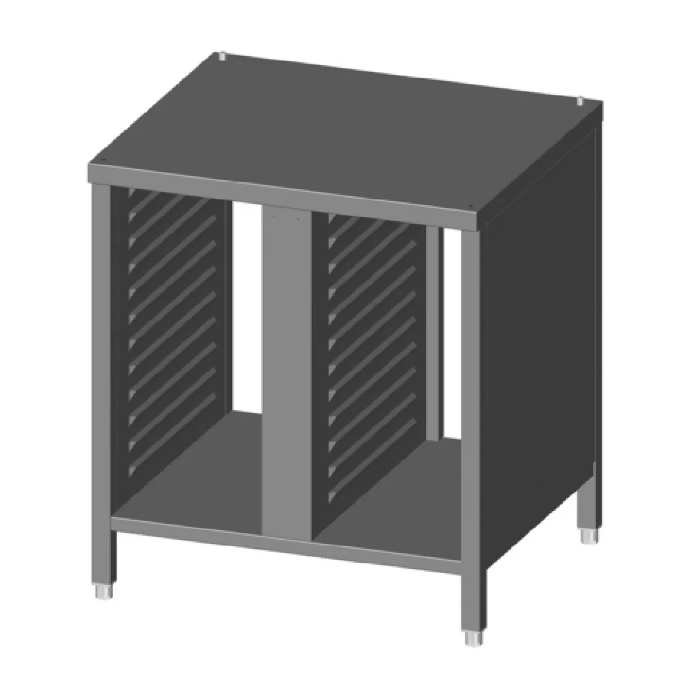 Lainox BSK011 Floor Stand In Stainless Steel With Tray Runners For Oven With Hood