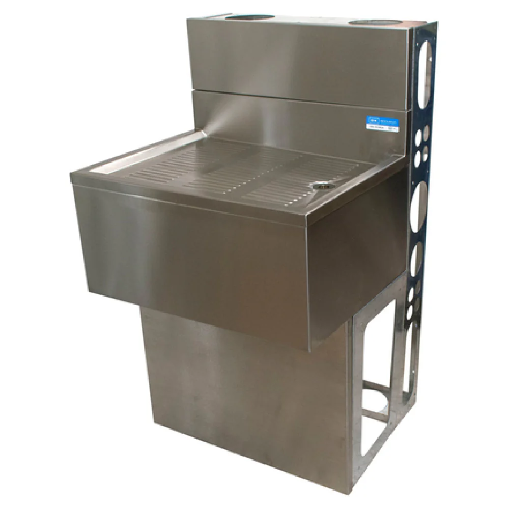 BK Resources UBDW-21-DB12 12 Inch Underbar Drain Board Stainless Steel with Drain BK Resources UBDW-21-DB12 12 Inch Underbar Drain Board Stainless Steel with Drain