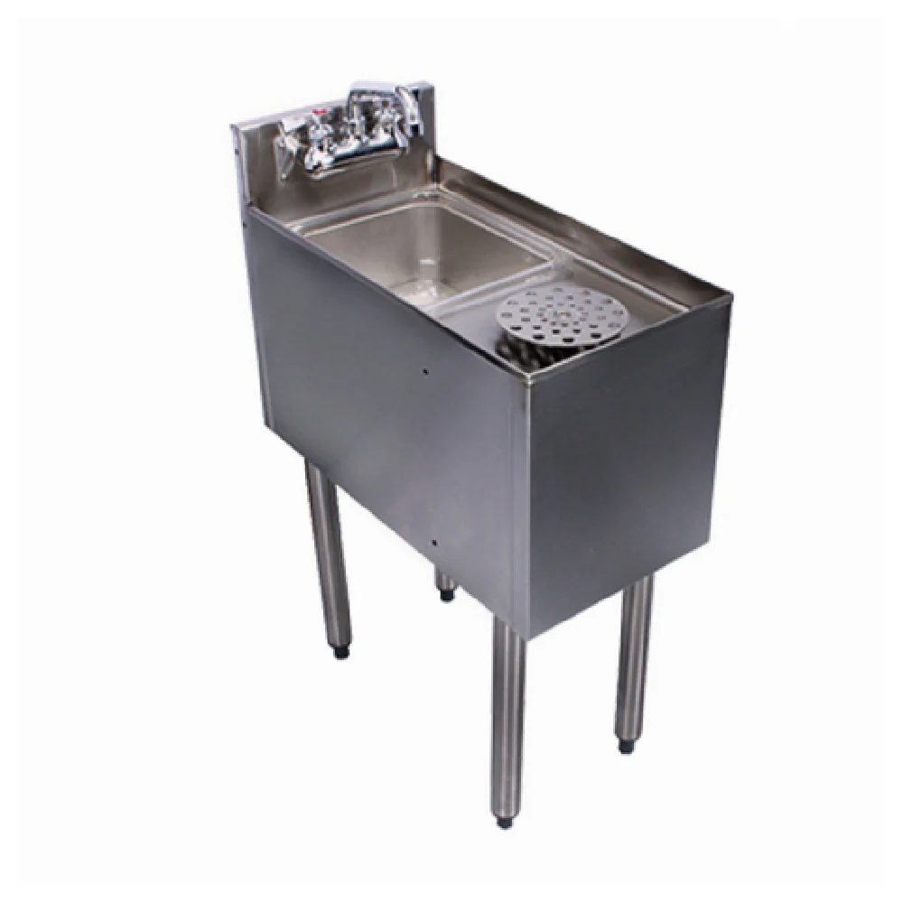 Glastender C-MRS-12 12 Inch Underbar Mixology Unit with Faucet Stainless Steel