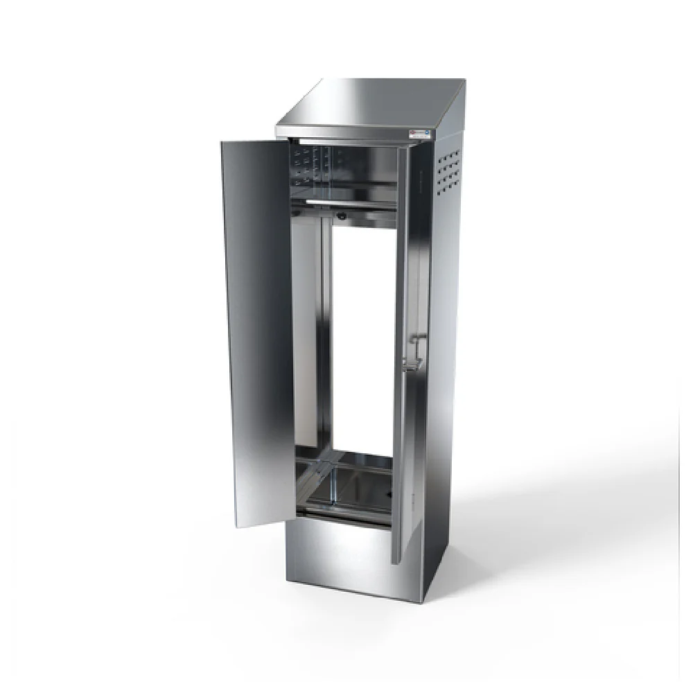 NBR Equipment MSC-2522 25 Inch Mop Sink Cabinet with Overhead Shelf Stainless Steel
