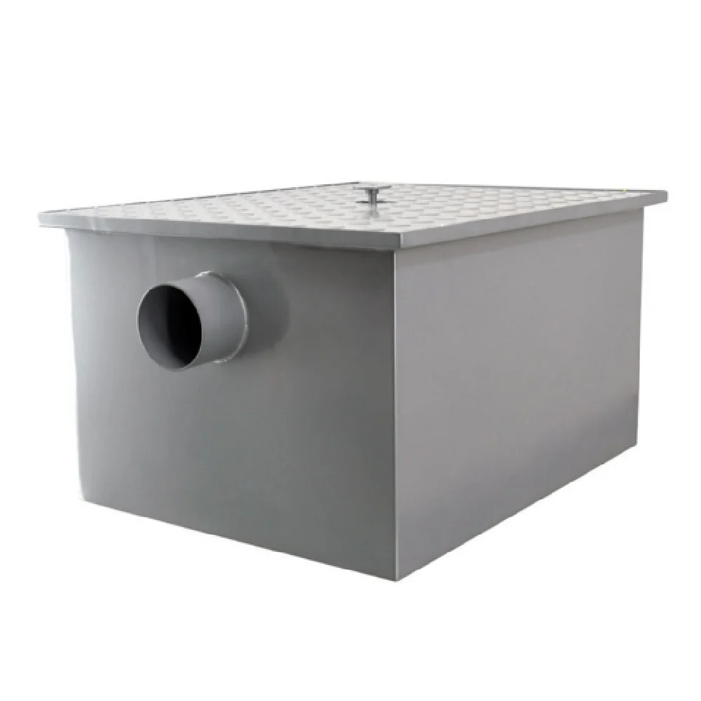 Omcan 46561 24 Inch Grease Trap 100 Lbs Capacity 50 GPM Steel with Epoxy Finish Omcan 46561 24 Inch Grease Trap 100 Lbs Capacity 50 GPM Steel with Epoxy Finish