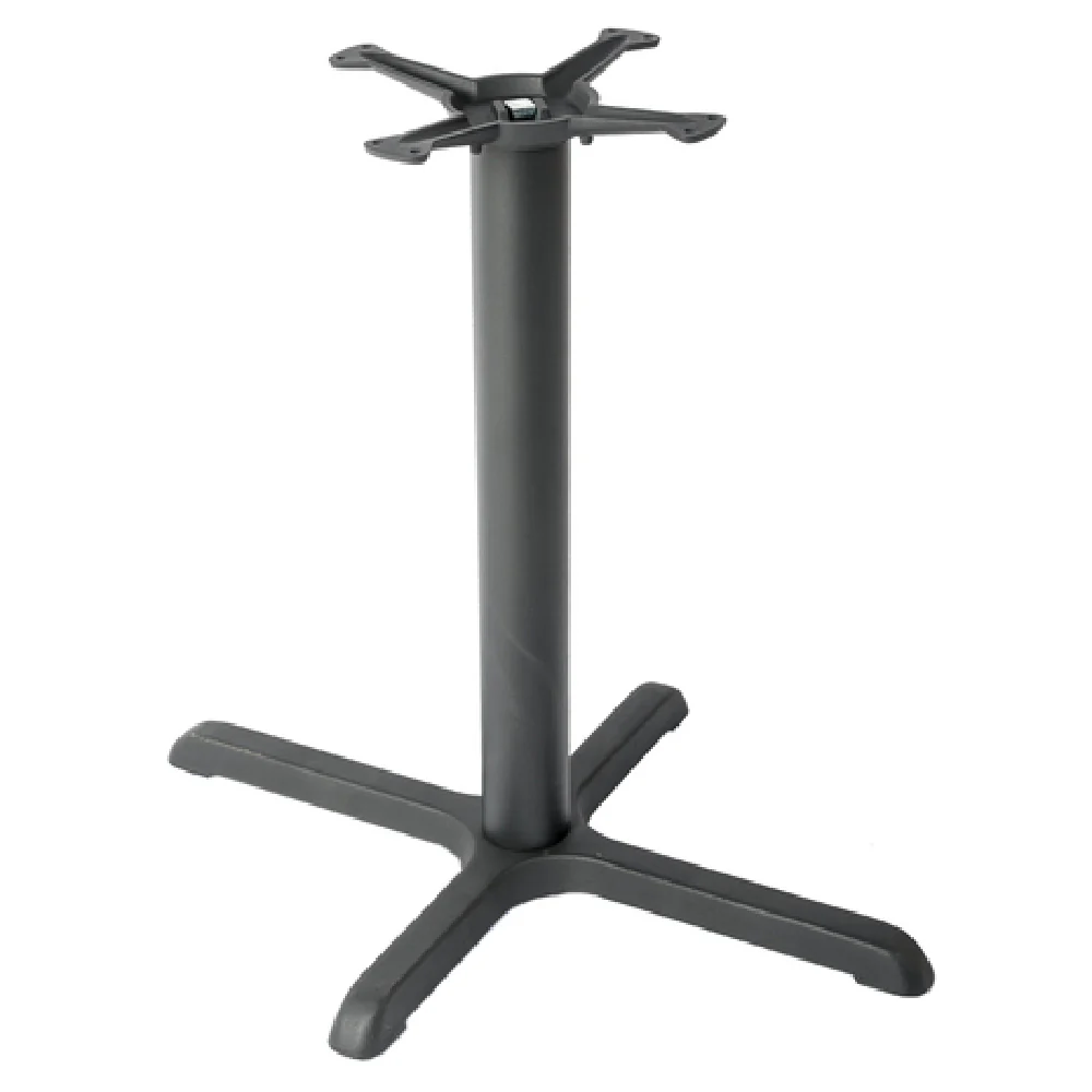 JMC Furniture ECONOMY 24X30 CROSS BASE 24 Inch Width Indoor Table Base Cast Iron