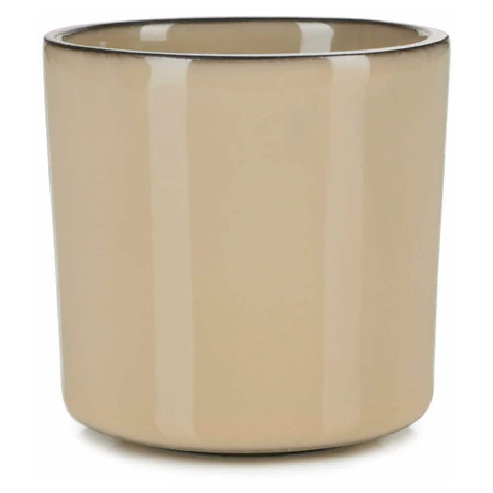 Revol 652686 2-3/4 Oz Round Cup Oven Microwave Dishwasher Safe Porcelain Nutmeg
