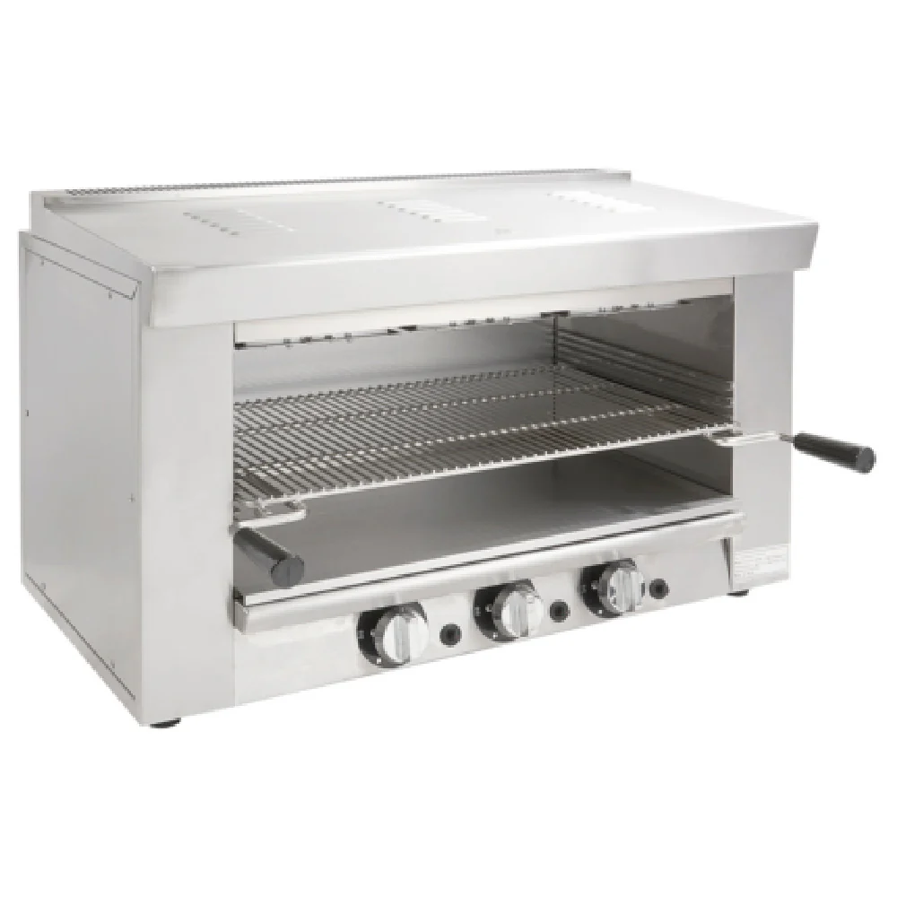 Admiral Craft BDCHM-36/NG 35 Inch Gas Cheesemelter with 3 Burners Stainless Steel Admiral Craft BDCHM-36/NG 35 Inch Gas Cheesemelter with 3 Burners Stainless Steel