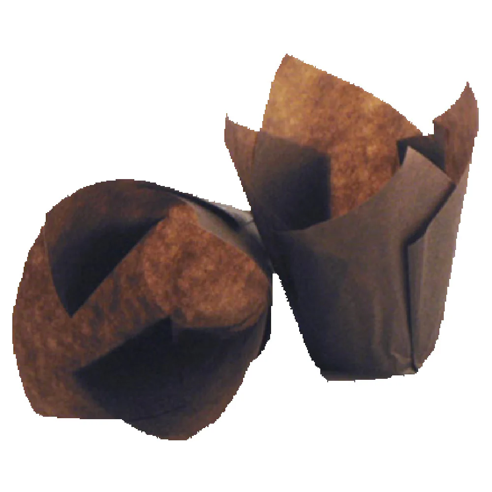 GET Enterprises 4-T440 4 Inch Basket Liner Food-Safe Paper Brown 1000 Packs
