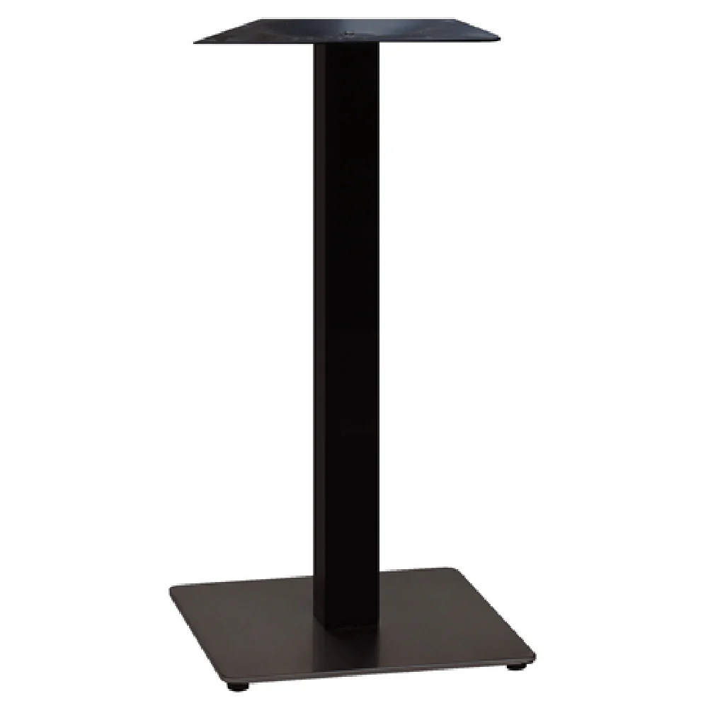 Grosfillex US507017 18 Inch Aluminum Square Table Base Bar Height UV Resistant