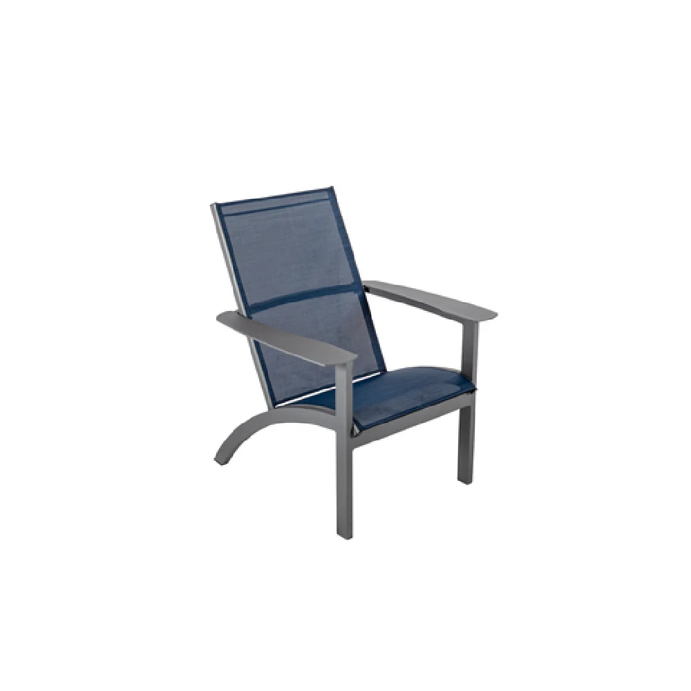 Plantation Prestige Commercial Furniture 4071100-01 31 Inch Adirondack Chair With Sling Aluminum Powder Coated Made in USA Plantation Prestige Commercial Furniture 4071100-01 31 Inch Adirondack Chair With Sling Aluminum Powder Coated Made in USA