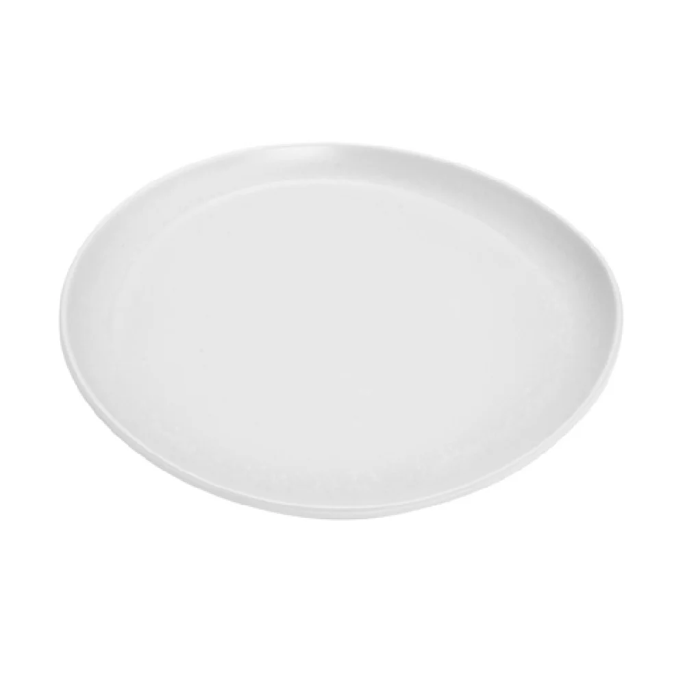 GET Enterprises CS-610-W 6 Inch Round Serving Plate White Melamine GET Enterprises CS-610-W 6 Inch Round Serving Plate White Melamine