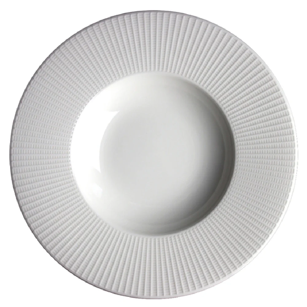 Steelite 9117C1176 10.0 Oz Gourmet Deep Rimmed Bowl 11.25 Inch White Willow