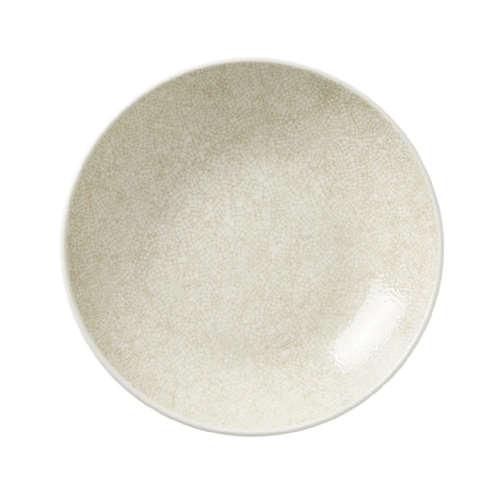 Steelite 17680569 1.375 Quart Coupe Plate Round Alumina Ceramic Ink Crackle Taupe Steelite 17680569 1.375 Quart Coupe Plate Round Alumina Ceramic Ink Crackle Taupe