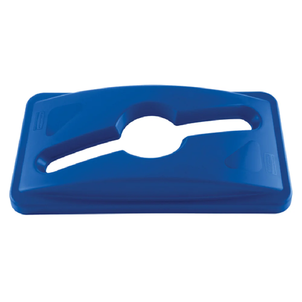 Rubbermaid 1788372 21 Inch Blue Recycling Top Slotted for 3540 and 3541