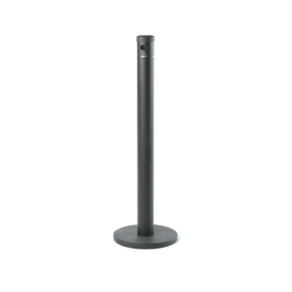 Aarco SB40F 14 Inch Cigarette Receptacle Floor Model Weatherproof Aluminum Black Aarco SB40F 14 Inch Cigarette Receptacle Floor Model Weatherproof Aluminum Black