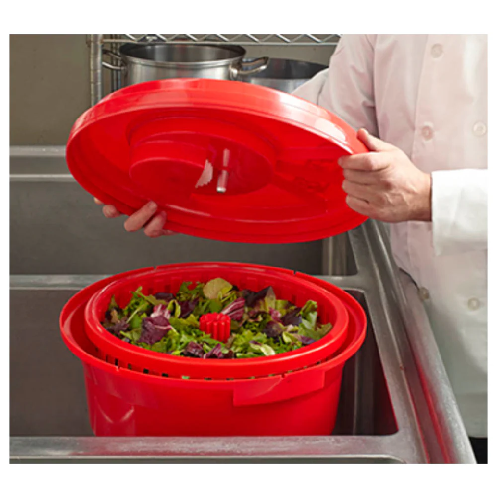 Chef Master 90008 5 Gallon Manual Salad Dryer Aluminum Crank Plastic with Ergonomic Handle Chef Master 90008 5 Gallon Manual Salad Dryer Aluminum Crank Plastic with Ergonomic Handle