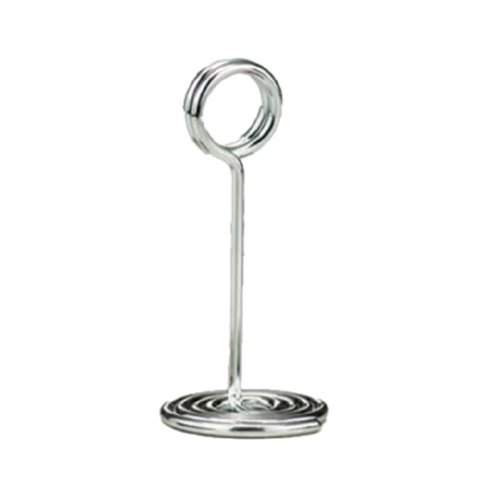 American Metalcraft NSC4 1 to 4 Inch Chrome Menu Card Holder Number Stand
