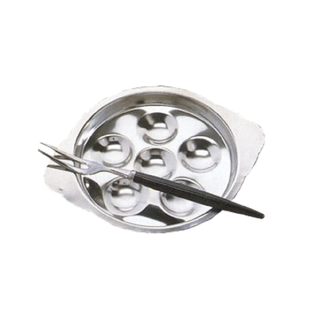 American Metalcraft SN60 5-1/2 Inch Diameter Snail Plate 6 Hole Stainless Steel American Metalcraft SN60 5-1/2 Inch Diameter Snail Plate 6 Hole Stainless Steel