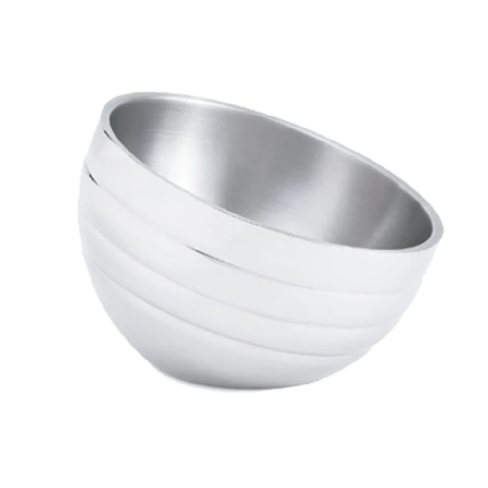 Vollrath 46585 1.9 Quart Insulated Double-Wall Serving Bowl Stainless Steel with Mirror and Satin Finish Vollrath 46585 1.9 Quart Insulated Double-Wall Serving Bowl Stainless Steel with Mirror and Satin Finish
