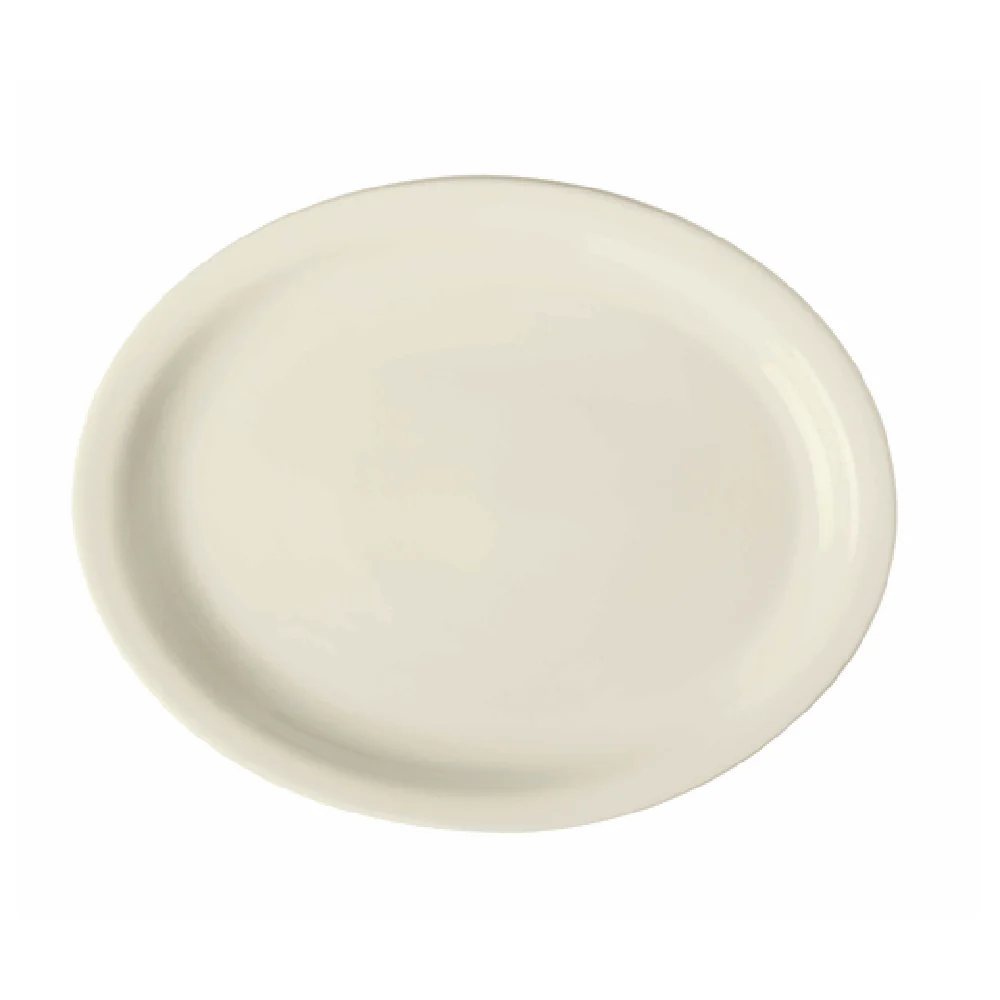 GET Enterprises PP1100807712 Platter 11 to 3/4 Inch Ovalscratch and chip resistant porcelain GET Enterprises PP1100807712 Platter 11 to 3/4 Inch Ovalscratch and chip resistant porcelain