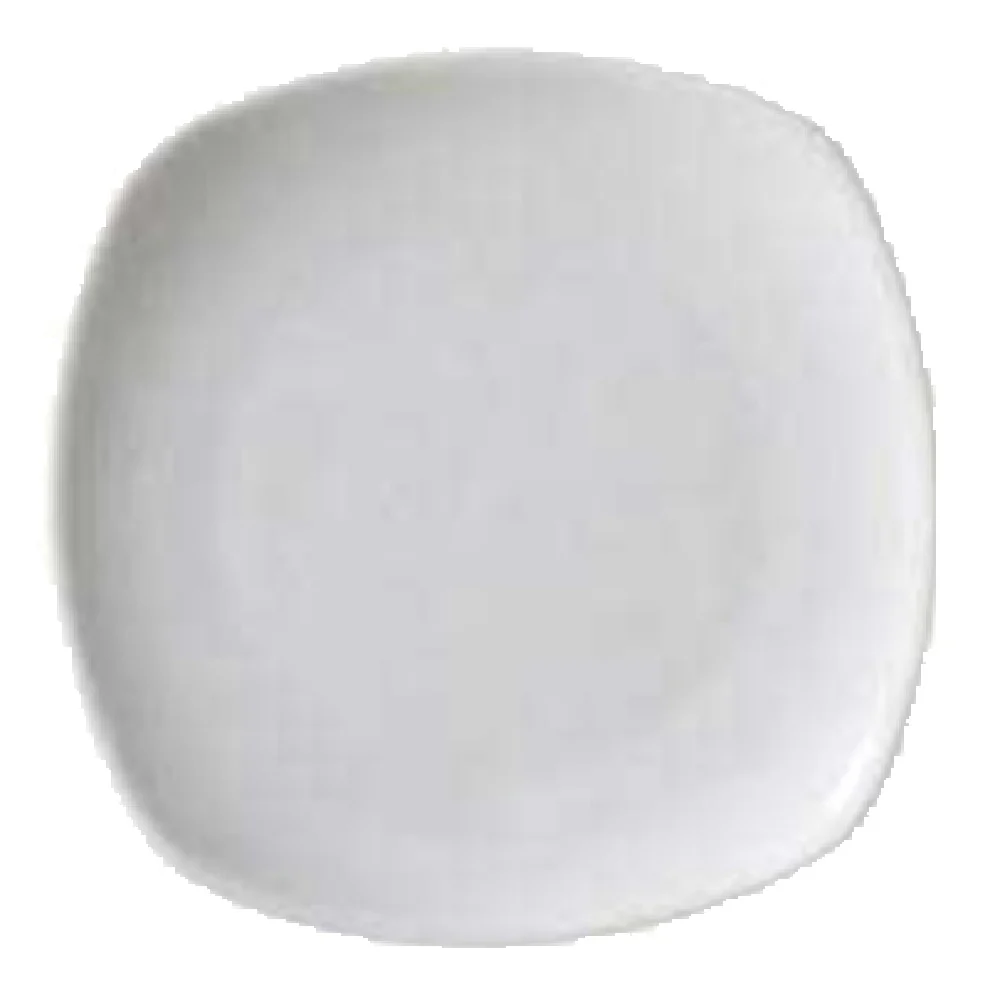 Vertex China AV-7 7-1/2 Inch Square Plate Coupe Bright White Glossy Finish Vertex China AV-7 7-1/2 Inch Square Plate Coupe Bright White Glossy Finish