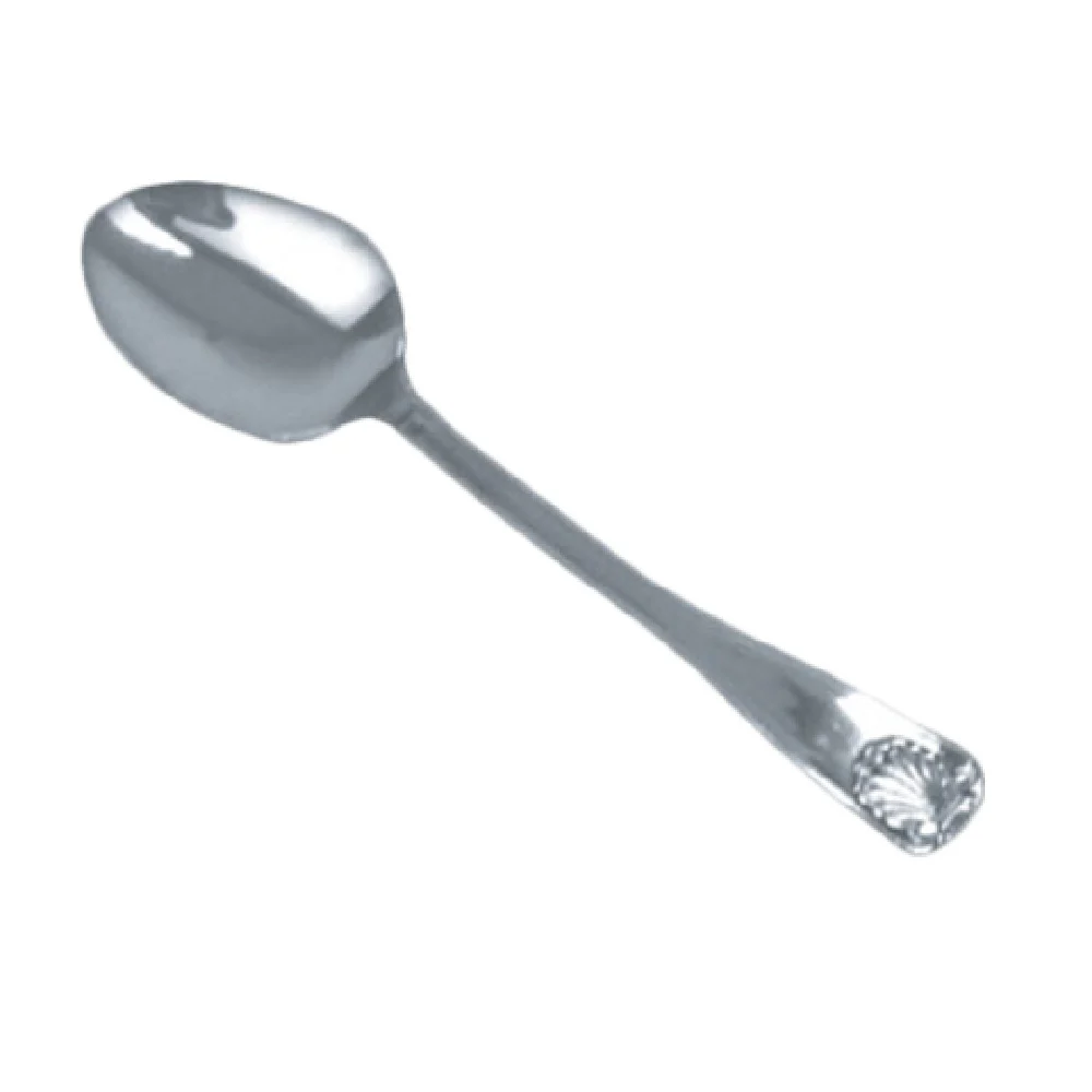 Thunder Group SLSS001 4.92 Inch Sugar Spoon Mirror Finish Sea Shell 18/0 Stainless Steel