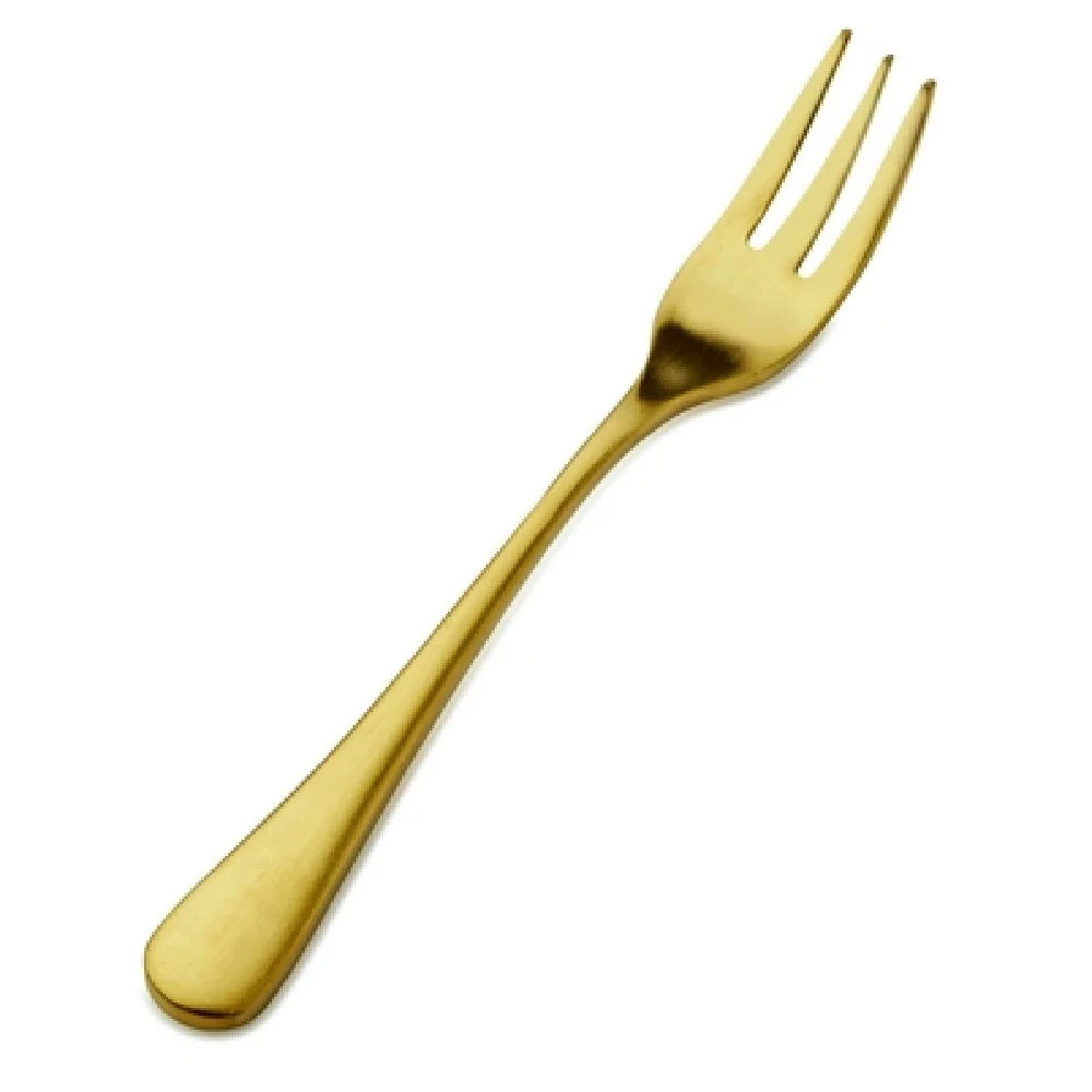 Bon Chef S4108GM 5-1/2 Inch Fork Cocktail Oyster Gold Matte Stainless Steel