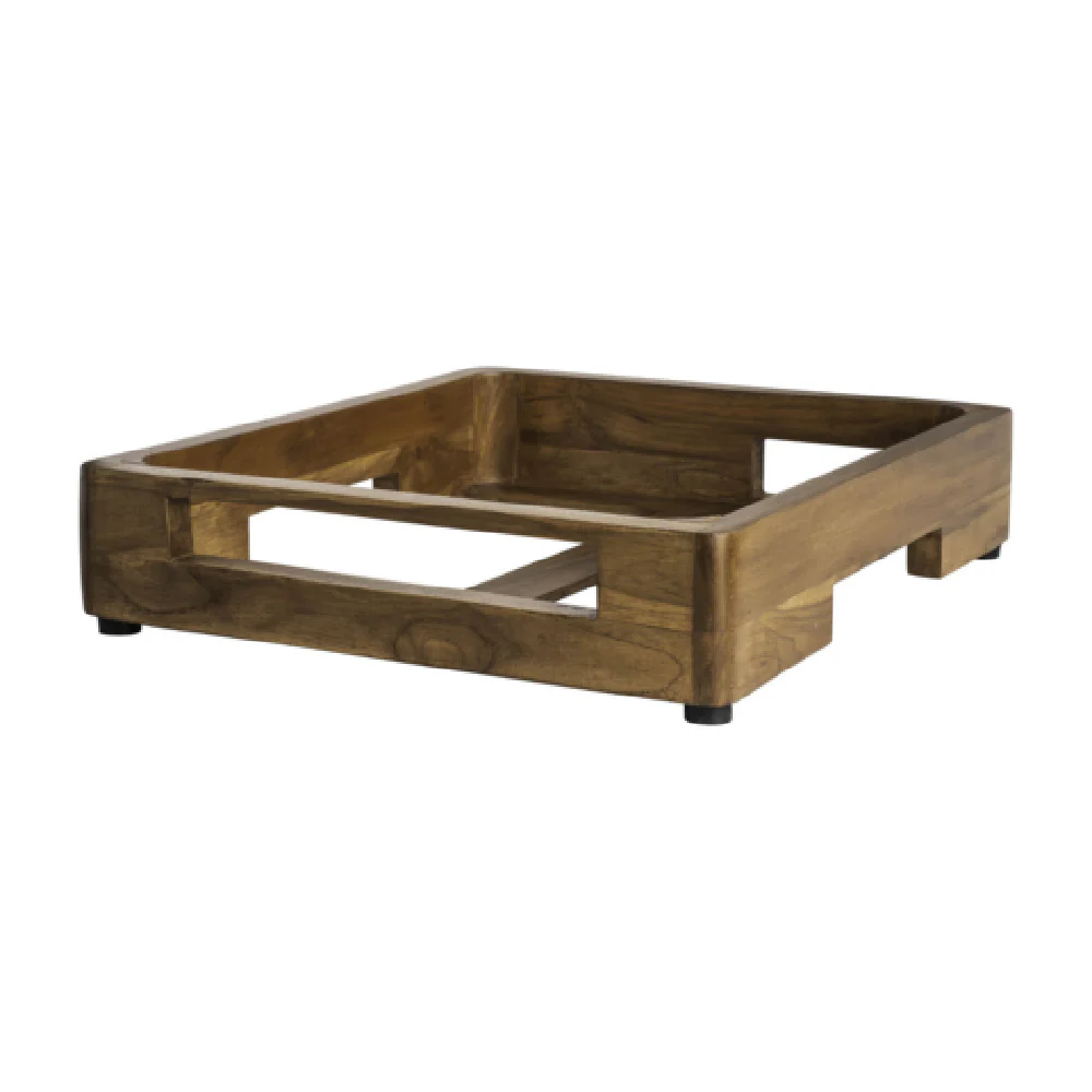 Steelite DWFB15133WDT 16.88 Inch Wood Fusion Power Cell Cover Up Natural Teak