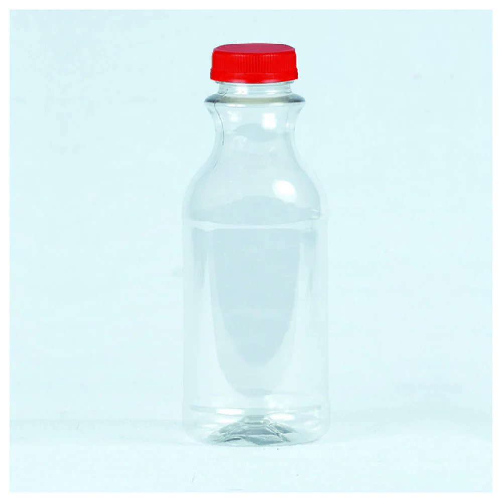 Buccaneer Container Corp 3079016030 16 Oz Red Lids Empty Bottles PET 79 Packs