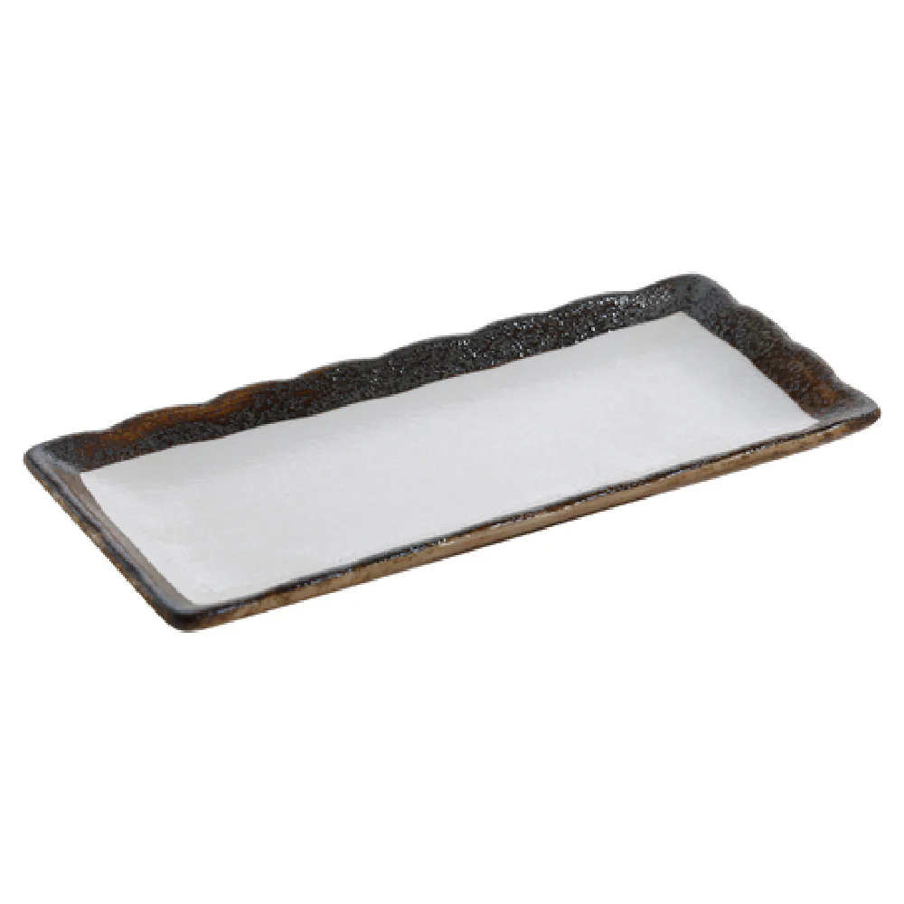 Yanco RO-2110 10 Inch Rockeye Sushi Plate Dishwasher Oven Microwave Safe Porcelain