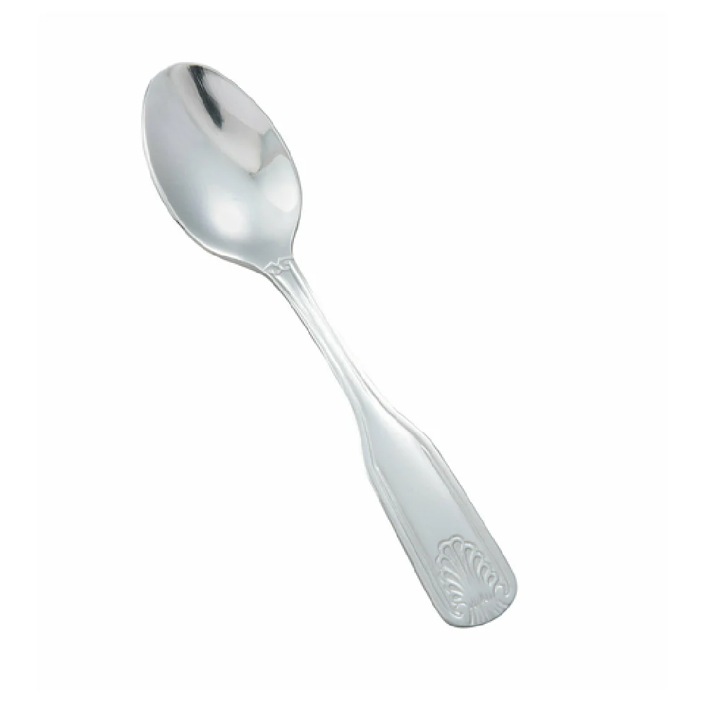 Winco 0006-09 4-5/8 Inch Demitasse Spoon Extra Heavy Weight Mirror Finish 18/0 Stainless Steel