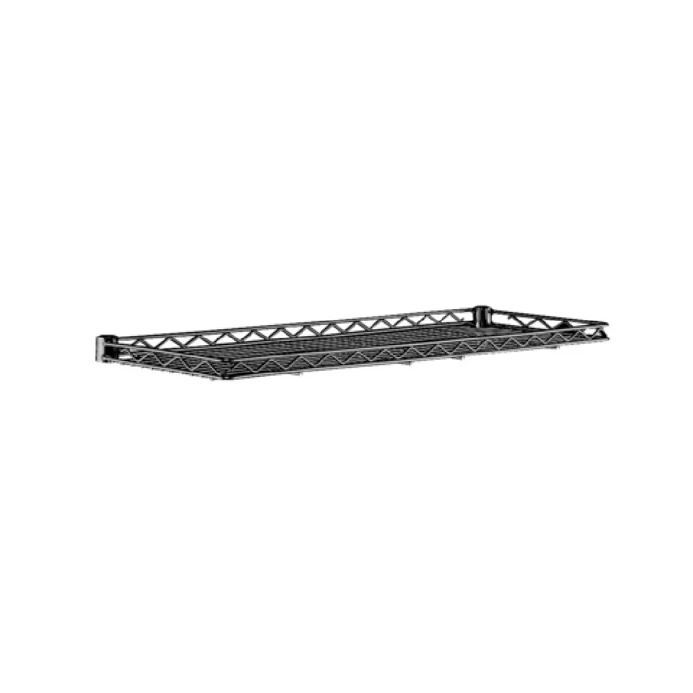 Metro 1230CSN-DSG 30 Inch Smoked Glass Wire Cantilever Shelf with Drop Mat Design Metro 1230CSN-DSG 30 Inch Smoked Glass Wire Cantilever Shelf with Drop Mat Design