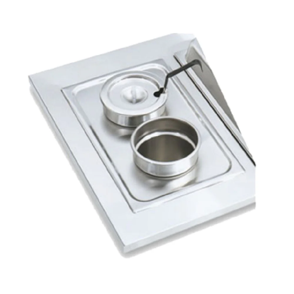 Vollrath 19192 20 Inch Adapter Plate with 2 Round Inset Holes Stainless Steel Vollrath 19192 20 Inch Adapter Plate with 2 Round Inset Holes Stainless Steel
