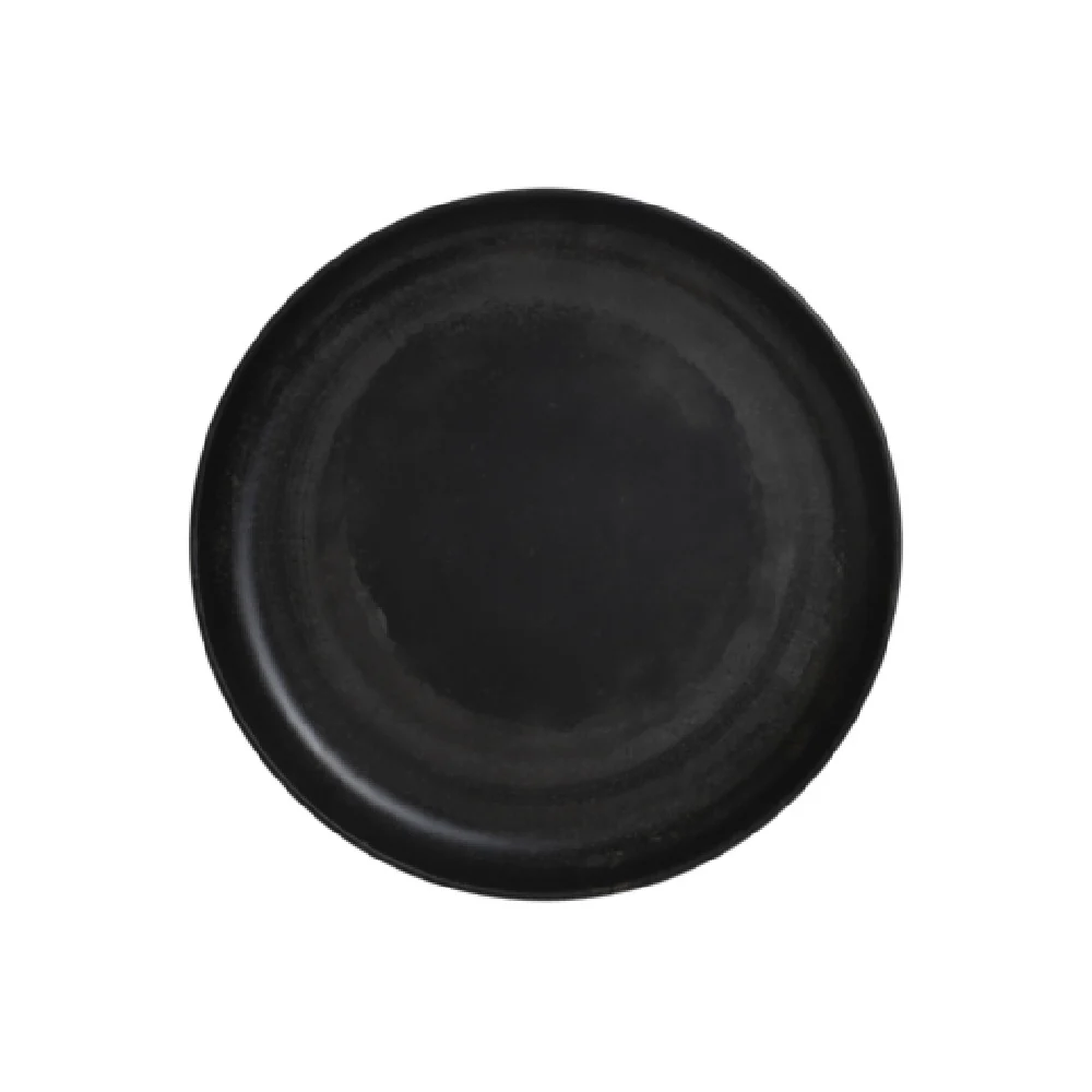Steelite 7803ZM6005 8.875 Inch Raven Round Melamine Plate 12 Packs