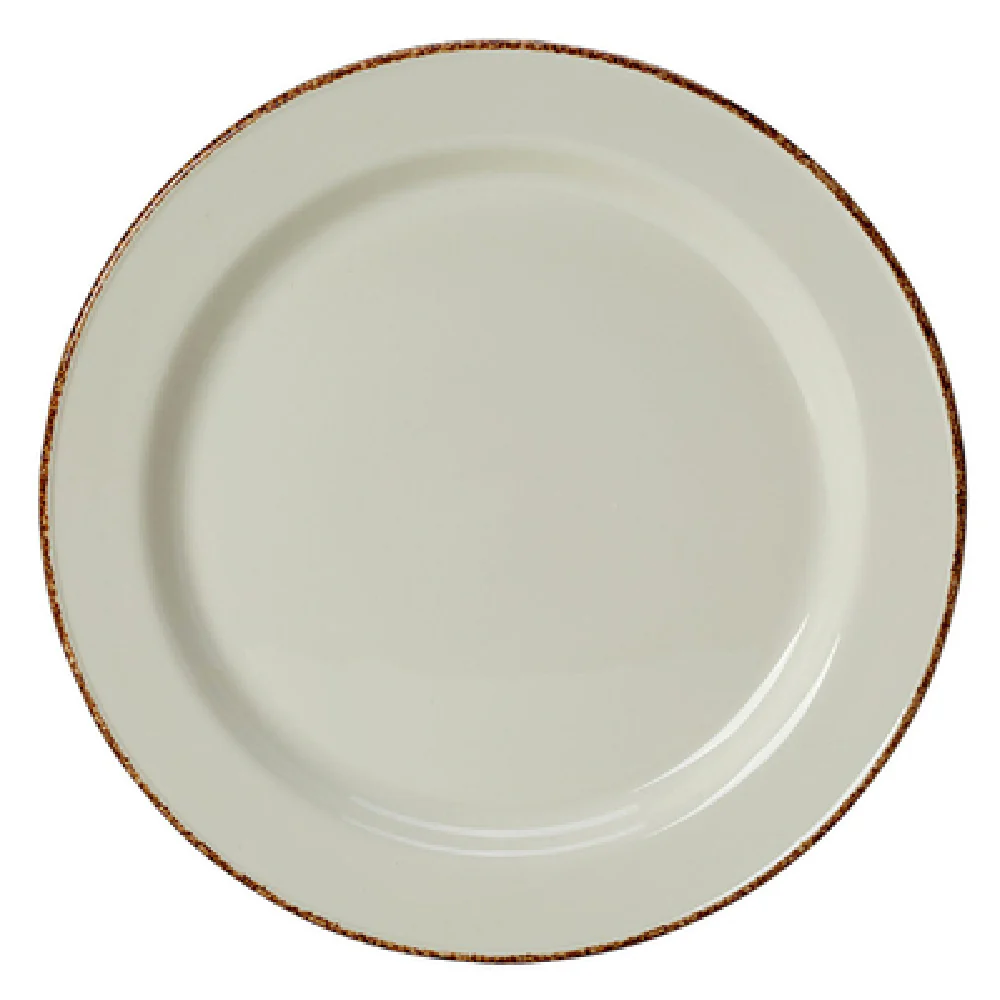 Steelite 17140209 10.63 Inch Slimline Plate Dapple Round China - 2 Dozen Packs