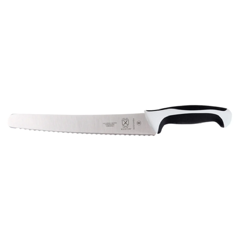 Mercer Culinary M23210WBH 10 Inch Bread Knife High Carbon Steel with Finger Guard