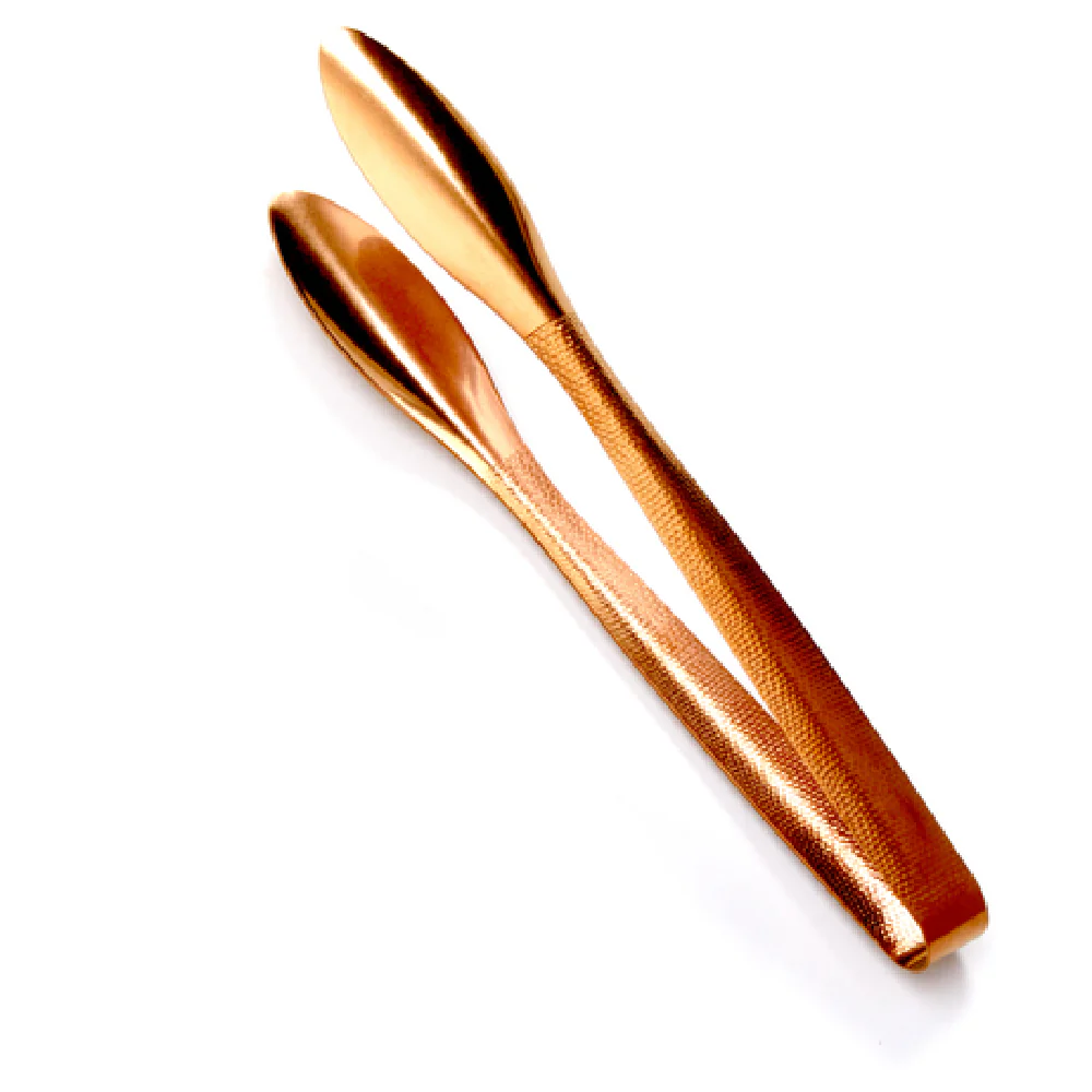 American Metalcraft BVHT2 11-3/4 Inch Serving Tongs Hammered Vintage Bronze Finish 18/0 Stainless Steel