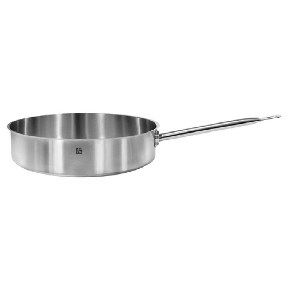 Zwilling 65107-361 9.5 Quarts Commercial Sauté Pan 14 Inch Diameter Stainless Steel Aluminum Core with Welded Handle