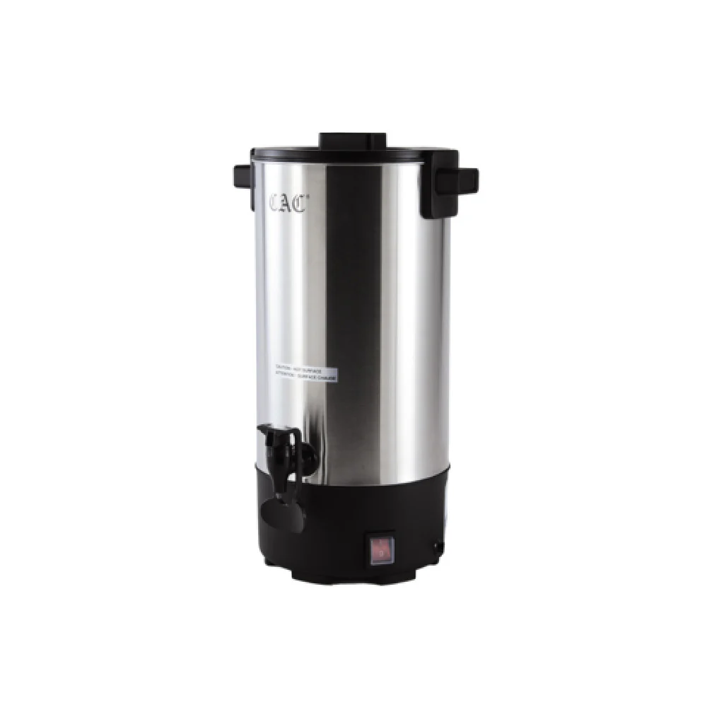 CAC China BVCM-40 7-1/2 Inch Urn Coffee Maker 40 Cup Stainless Steel with Cool Touch Handles CAC China BVCM-40 7-1/2 Inch Urn Coffee Maker 40 Cup Stainless Steel with Cool Touch Handles