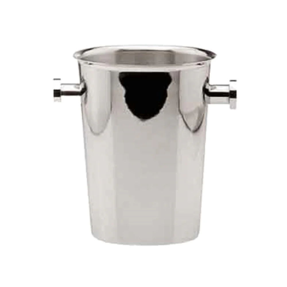 BauscherHepp 15.4818.1600 6-5/8 Inch Diameter Wine Cooler Silver Plate Finish Stainless Steel