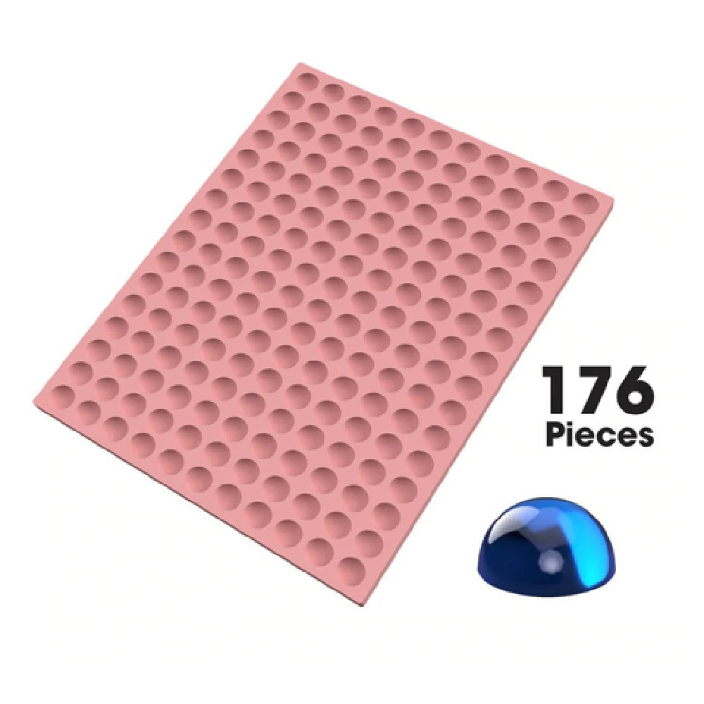 JB Prince MA300 F 12 Inch Gumdrop Dome Pastry Mold Silicone Made in USA