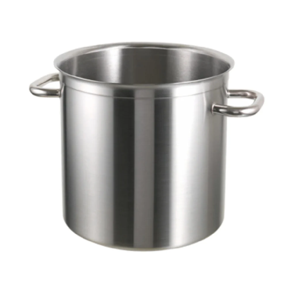 Matfer 694032 26 Quarts Stock Pot Reinforced Non-Drip Edge Stainless Steel