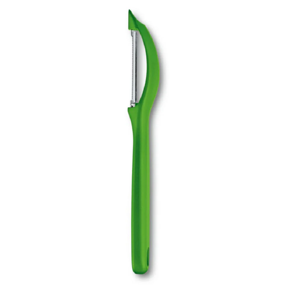 Victorinox 7.6075.4 6-3/4 Inch Serrated Edge Manual Vegetable Peeler Green Victorinox 7.6075.4 6-3/4 Inch Serrated Edge Manual Vegetable Peeler Green
