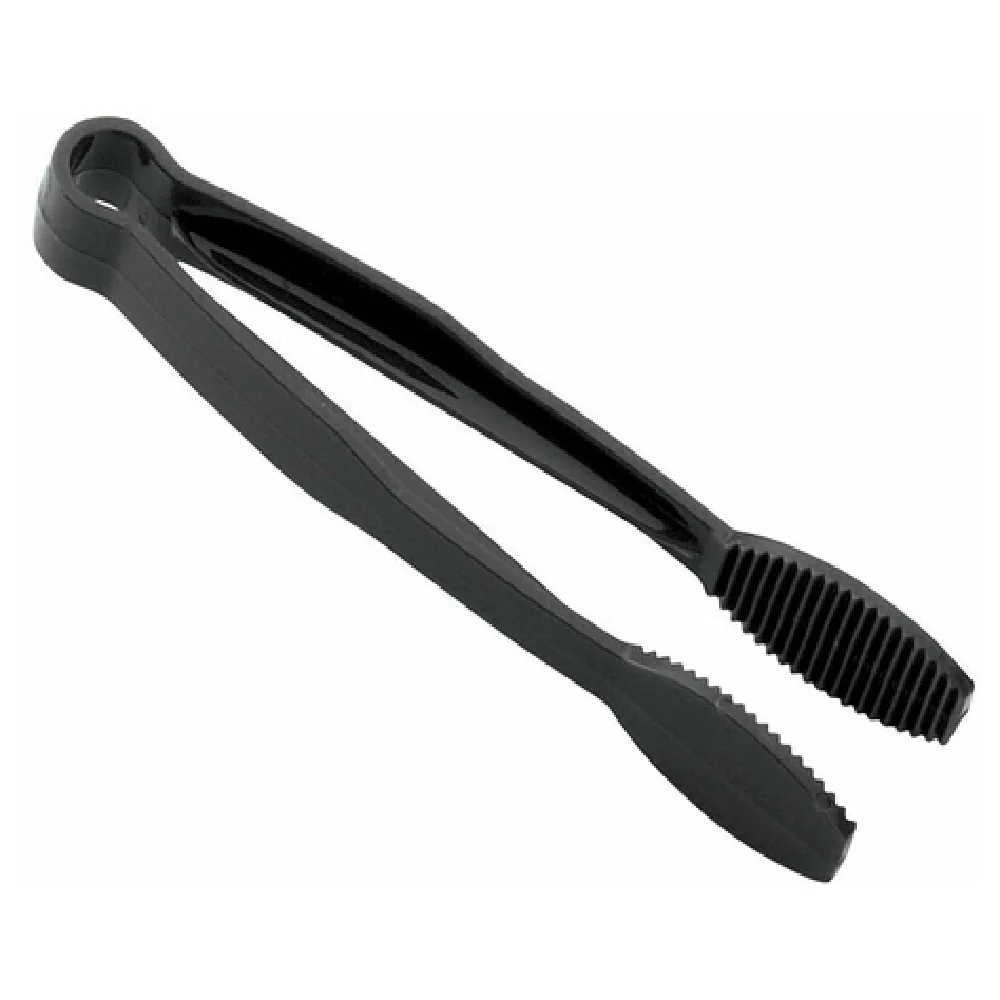 Cambro TG6110 6 Inch Tongs Heat Resistant Plastic Black Dishwasher Safe