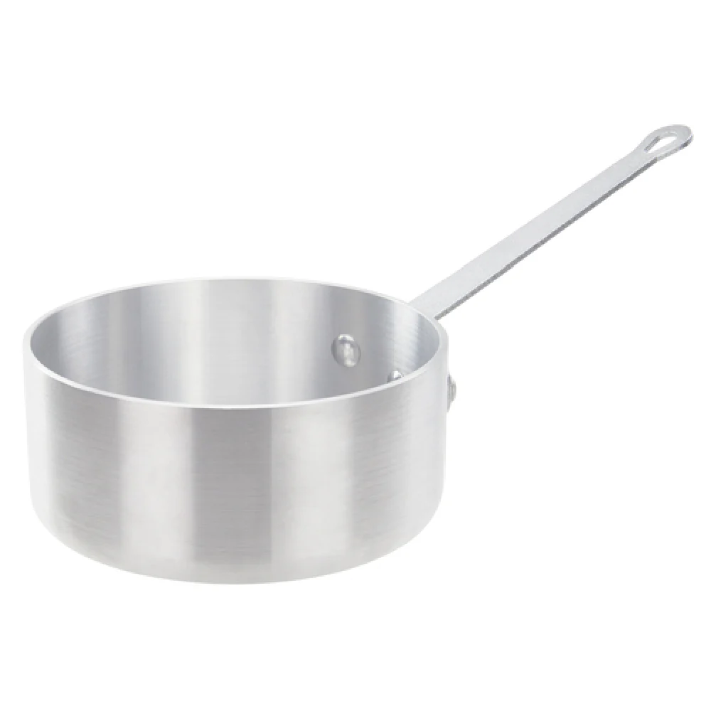 Winco ASP-2SW 2-1/2 Quart Sauce Pan Riveted Handle Aluminum