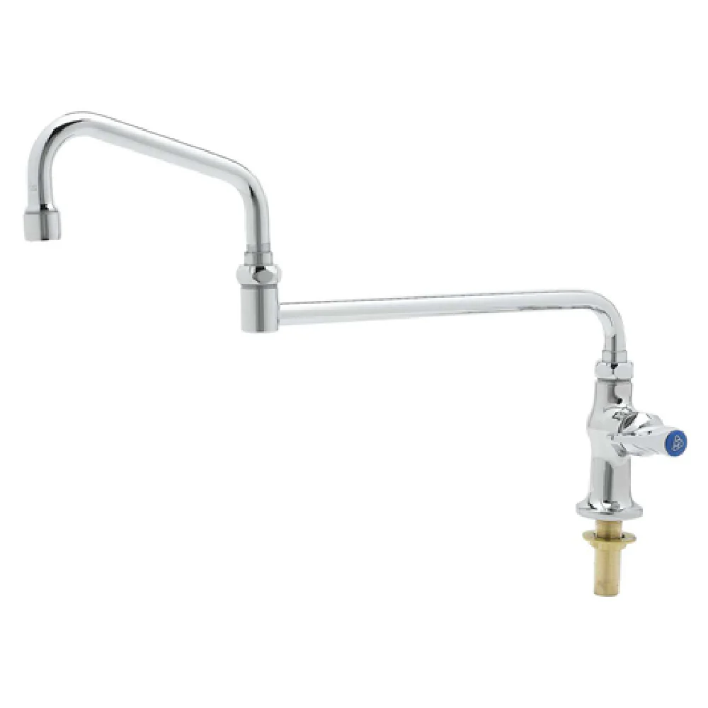 T&S Brass B-0255-18DJX-CR Single Pantry Faucet 18 Inch Swivel Deck Mount with Stream Regulator T&S Brass B-0255-18DJX-CR Single Pantry Faucet 18 Inch Swivel Deck Mount with Stream Regulator