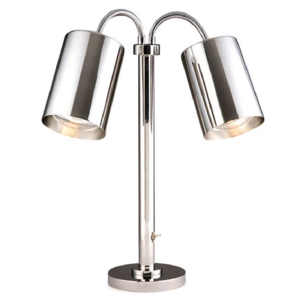 Steelite DW0499MR2SS Heat Lamp 16 Inch Equipped with 2 Bulbs Stainless Steel Steelite DW0499MR2SS Heat Lamp 16 Inch Equipped with 2 Bulbs Stainless Steel