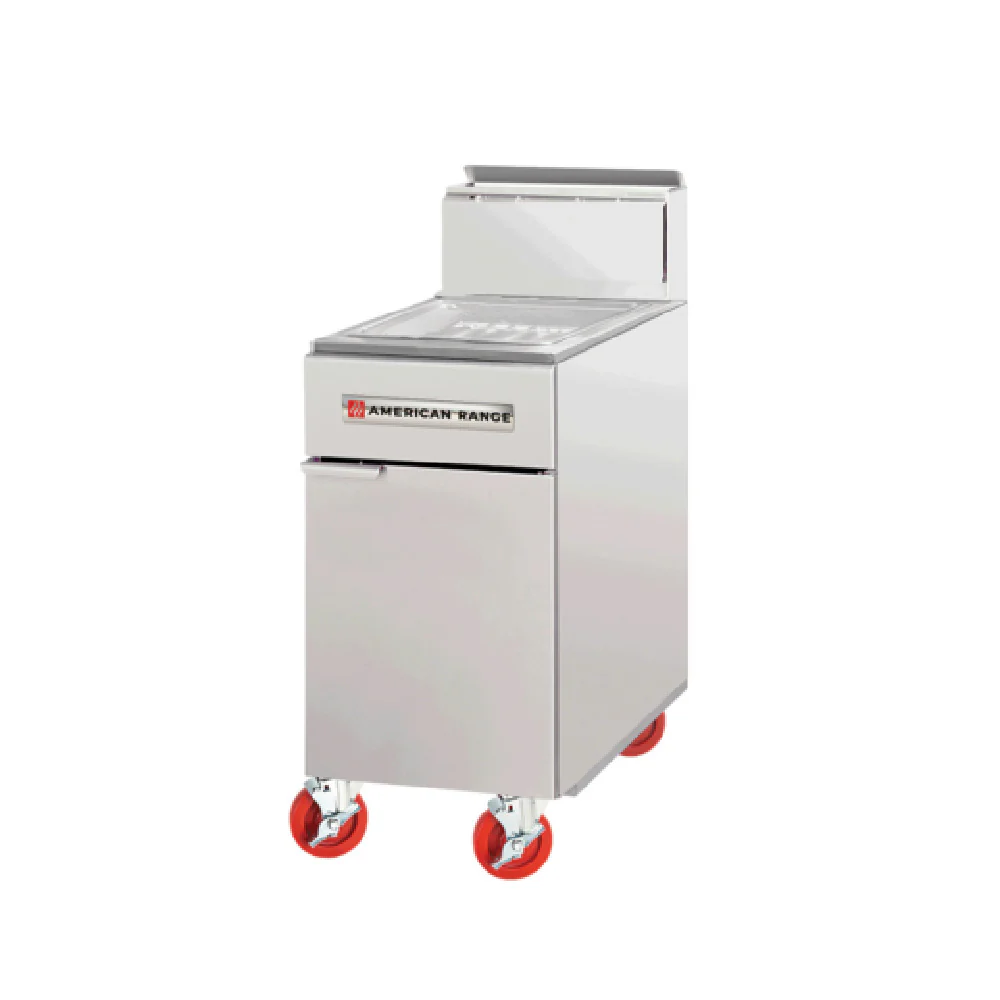 American Range AF-DS 15 Inch Fryer Drain Cabinet Stainless Steel with Storage